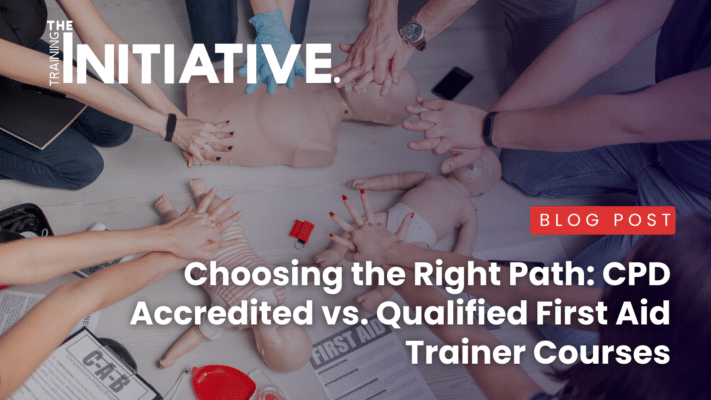 Image promoting the blog: Choosing the Right Path: CPD Accredited vs. Qualified First Aid Trainer Courses